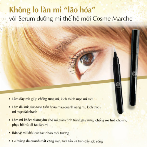 Serum dưỡng mi iLashe's Pro Cosme Marche Nhật Bản